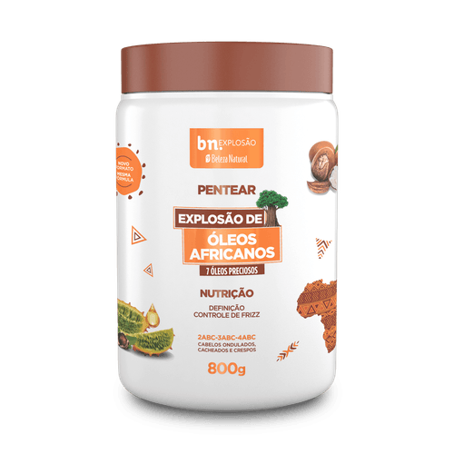 Creme de Pentear Explosão de Óleos Africanos 800g | bn.Cachos Creme de Pentear Explosão de Óleos Africanos 800g | bn.Cachos